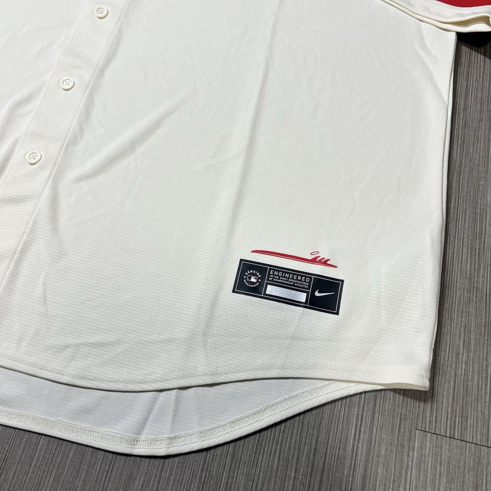 Los Angeles Angels Nike City Connect Cream MLB Baseball Team Jersey Men's 3XL - Picture 3 of 7